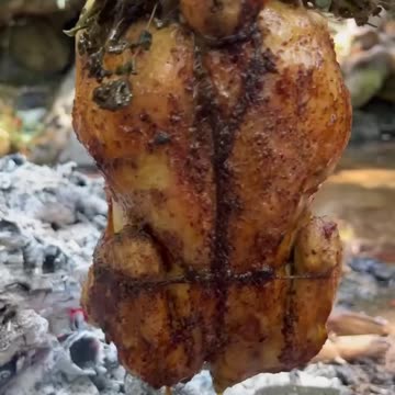 Doğada Kızarmış Bütün Tavuk 🐔 _ Roasted Chicken in Nature