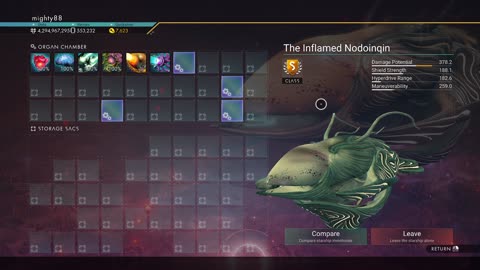 No Man's Sky - The Inflamed Nodoingin - Living Ship