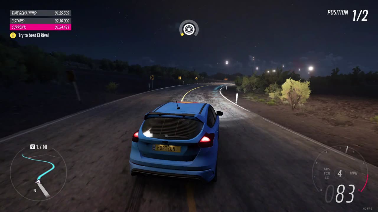 Forza Horizon 5 - Try to Beat El Rival at Lucha De Carreteras in the Blue Focus