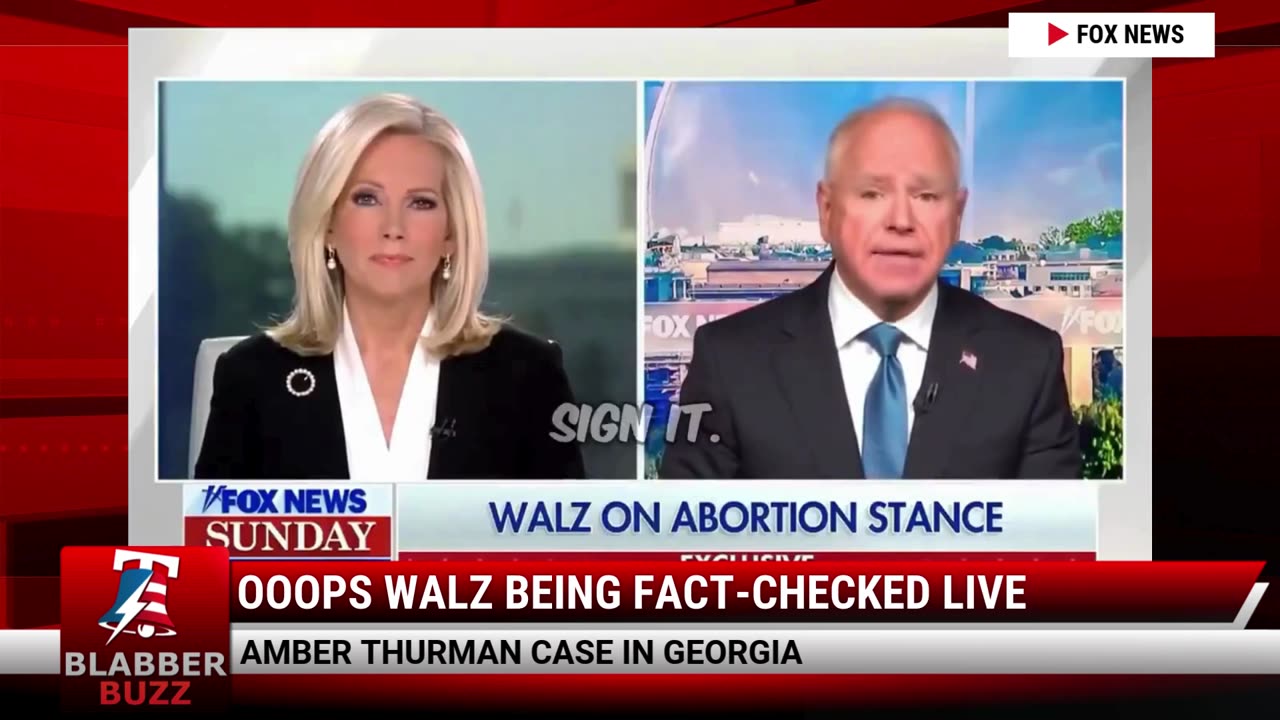 Ooops Walz Being Fact-Checked Live