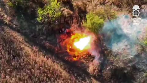 Ukrainian Scout Team Destroys a Russian Ammo Dump