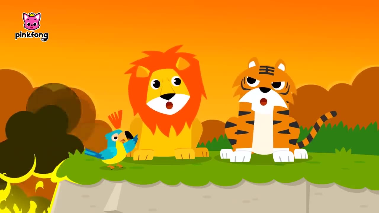 King of the Animals, cartoon story