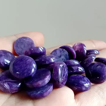 15mm Natural Charoite loose beads Purple Gemstone Beaded for making jewelry gift For Women