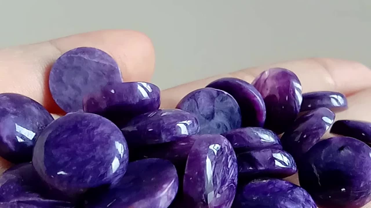 15mm Natural Charoite loose beads Purple Gemstone Beaded for making jewelry gift For Women