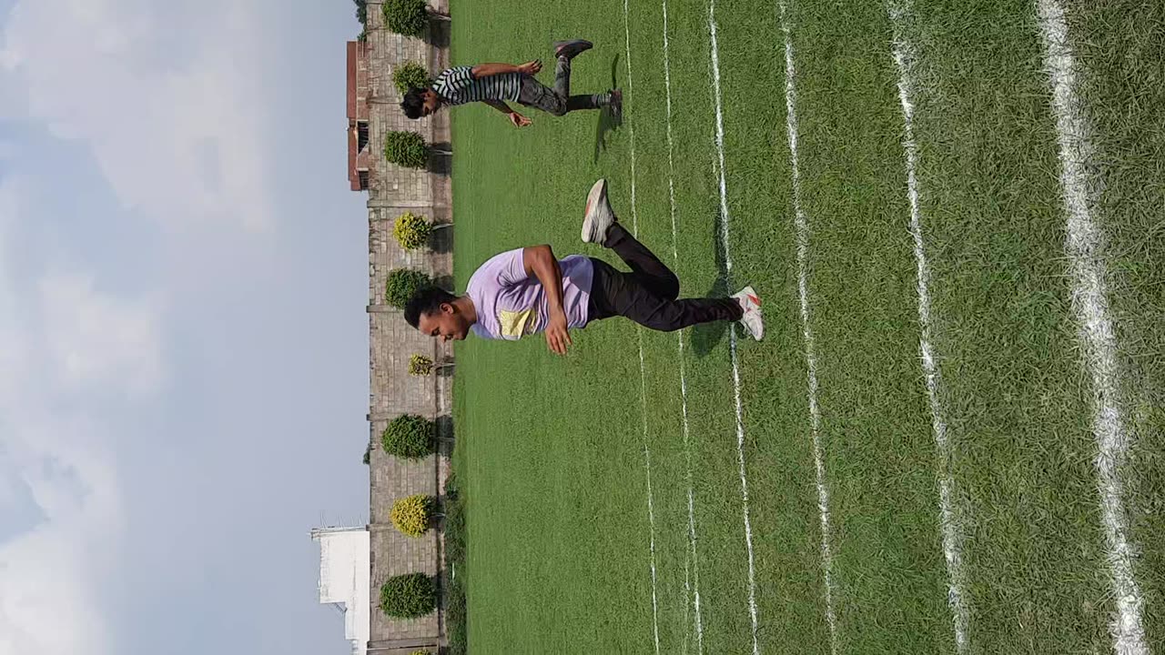 100m race in college MIET MEERUT