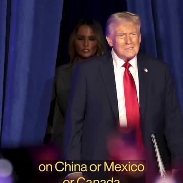 🚨 Breaking: President-elect Donald Trump vowed additional tariffs on Mexico, Canada and China