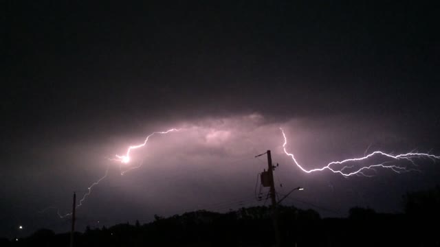 Crazy Slow Motion Lightning Bolt