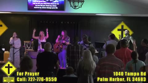 Praise & Worship Music at Crossroads Chapel Palm Harbor on Sunday 7/28/2024