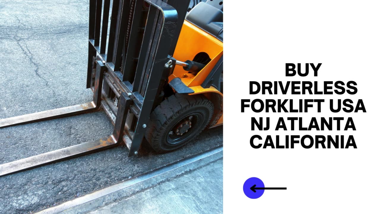 Enhance Your Operations: Purchase Driverless Forklifts in USA NJ Atlanta California