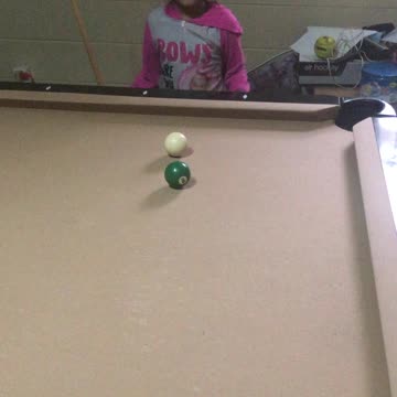 Playing billard