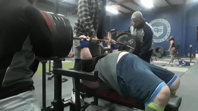 700lbs x9 59 year old man bench press