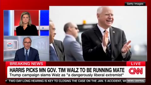 CNN Host Asks If Walz's Liberal Record Will Be Trumped By His Appealing 'Appearance'