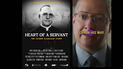 Jonathan Roumie invites all to come and see Heart of a Servant-The Father Flanagan story-