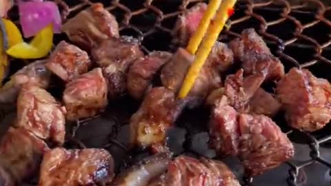 Grilled beef