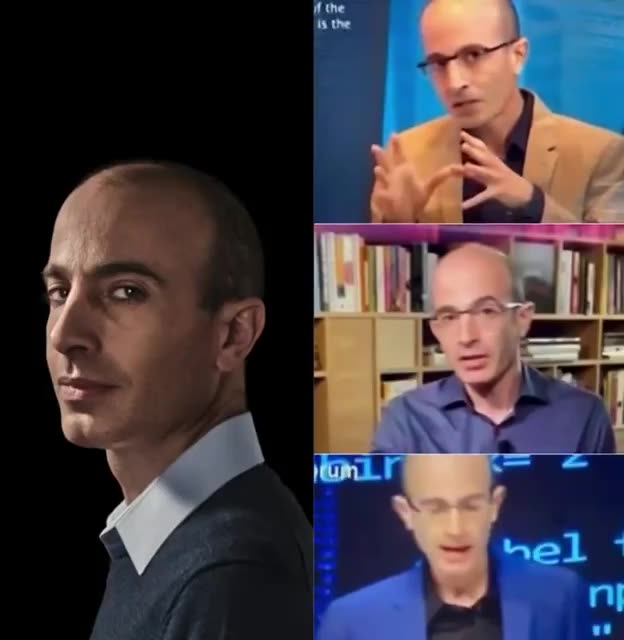 Yuval Noah Harari - WEF Khazarian Zionist Psychopath