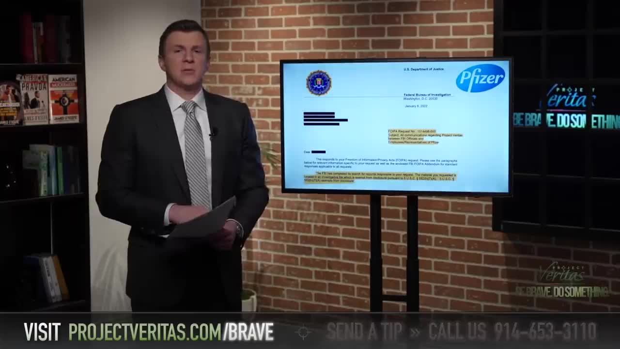 Pfizer working with the DoJ to target project veritas..