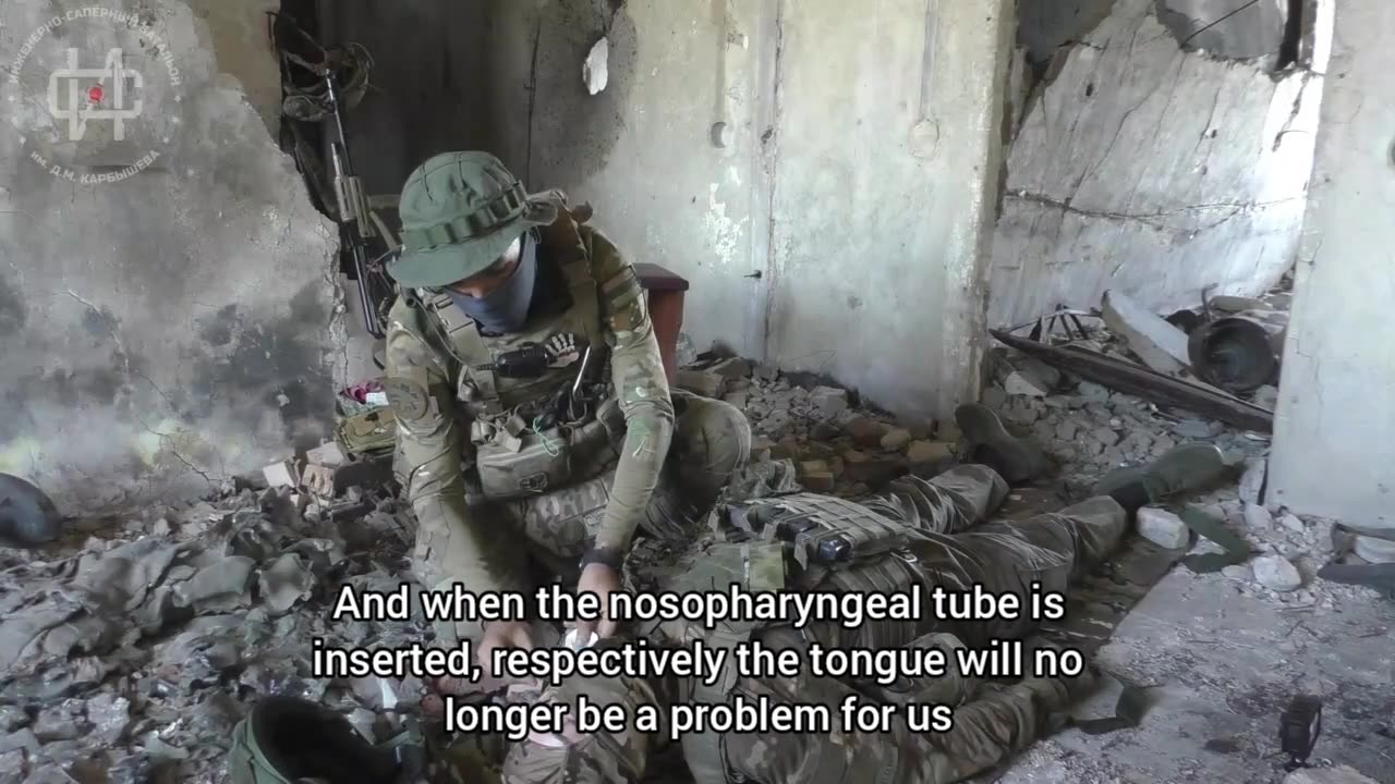 Russian training video from medical instructor of Karbyshev Sapper-Engineer Battalion