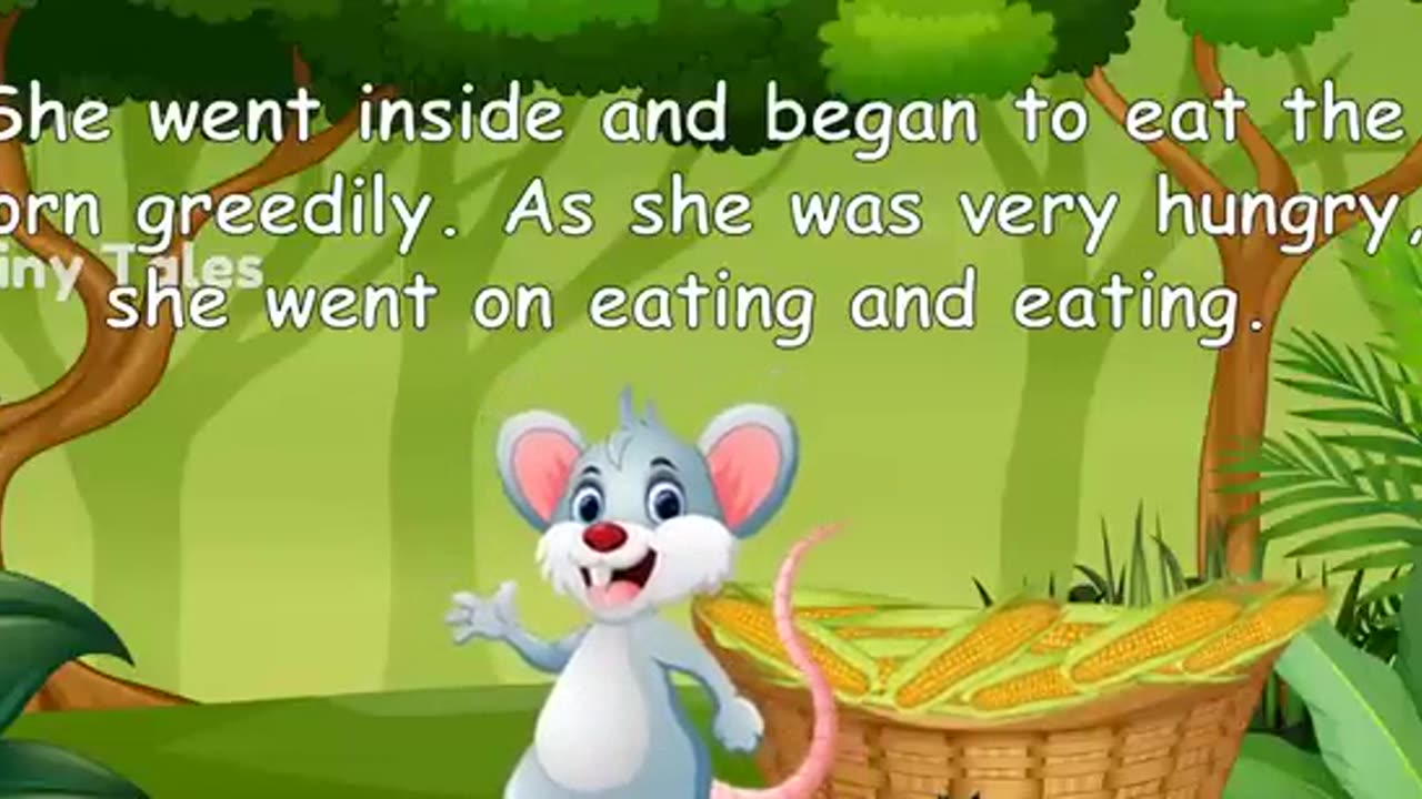 Thek hungry musoe story in english with subtitles | tiny tales | 1 minut stories