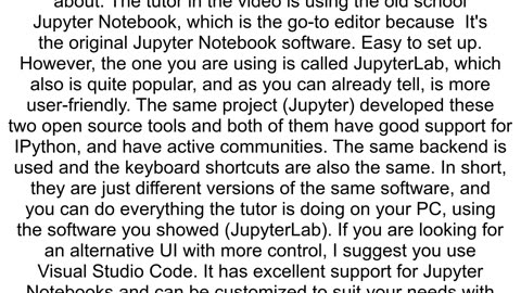 Jupyter notebook interface different