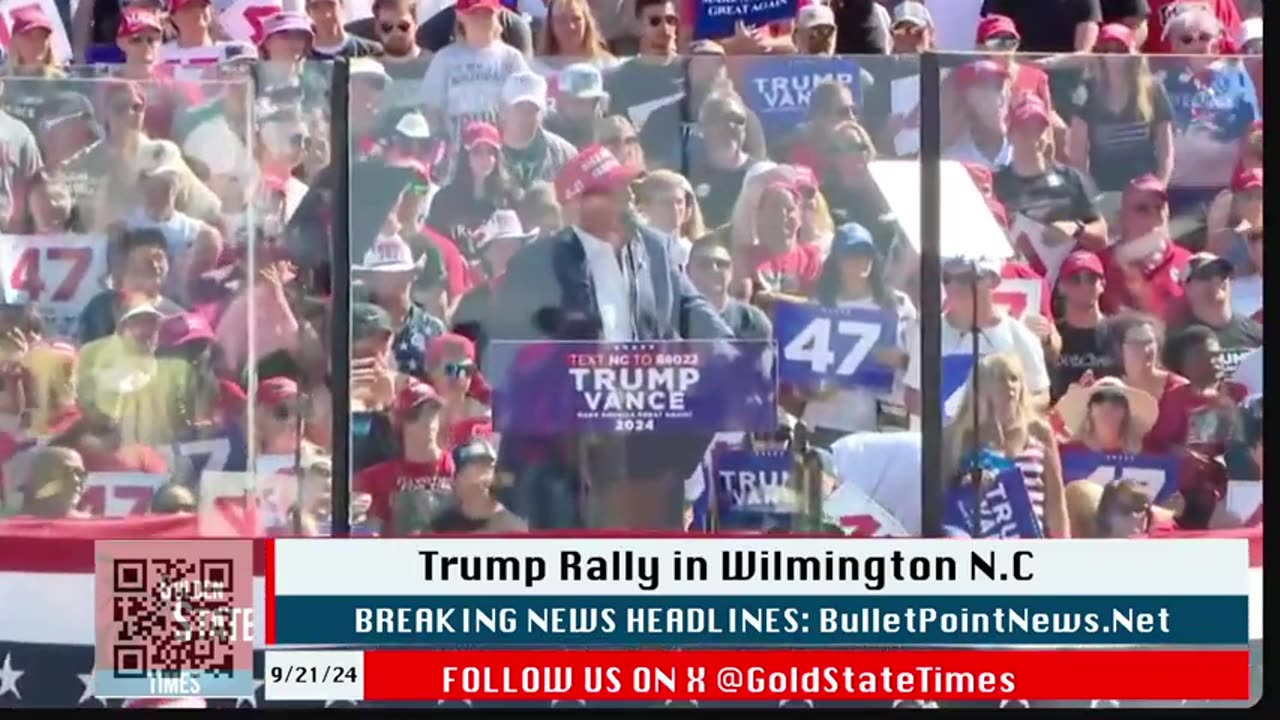 GST-President Trump URGENT Announcement at his Rally in Wilmington N.C!