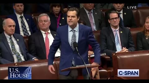 Mat Gaetz Making His Case