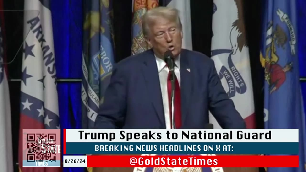 GST-You WILL NOT BELIVE What Happened At Trump's Speech to National Guard!