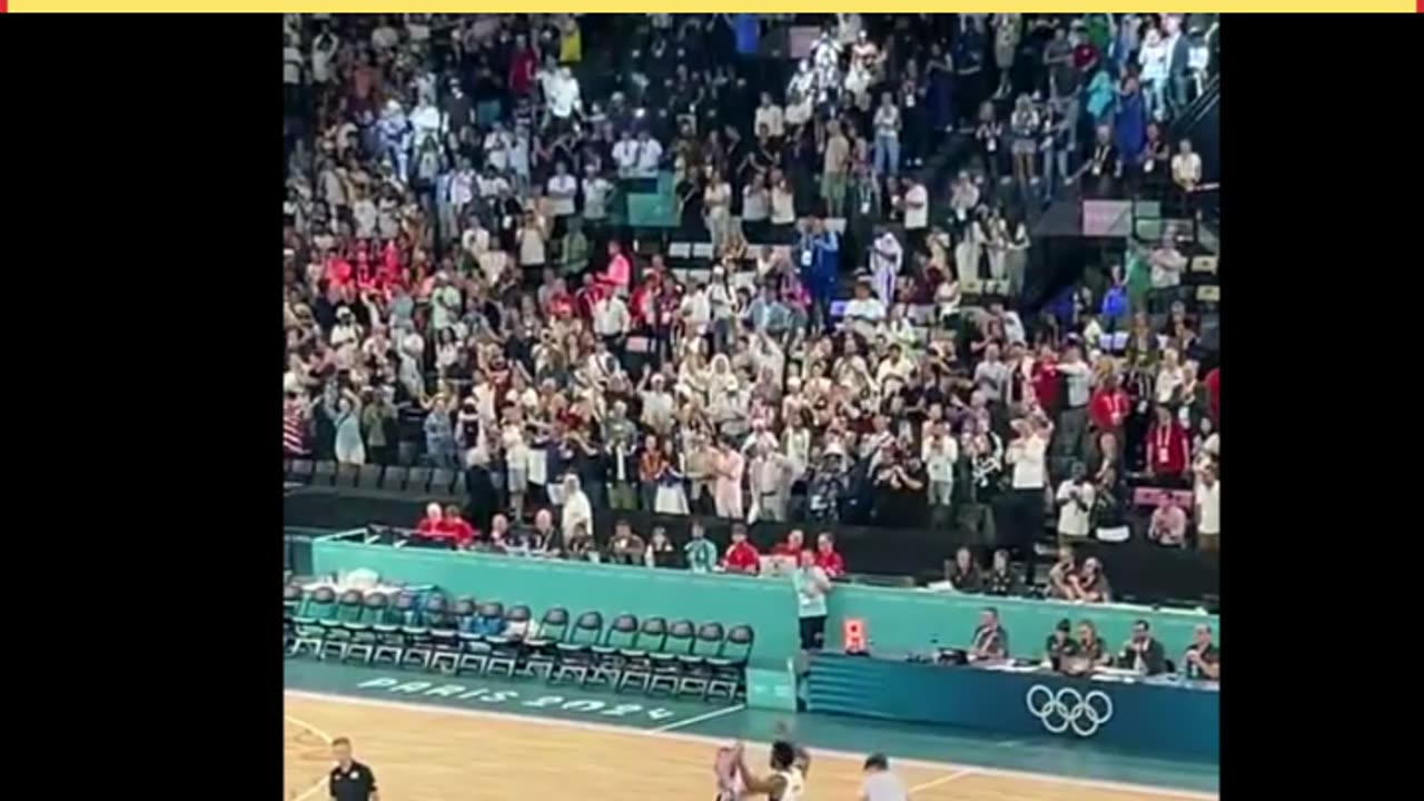 Joel Embiid Mocks Crowd After Win Over Serbia