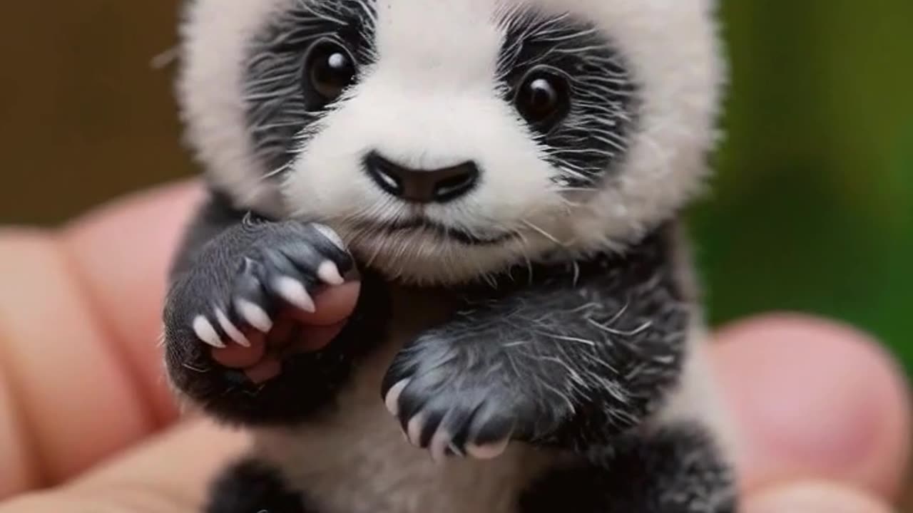 Cute Little Panda Baby