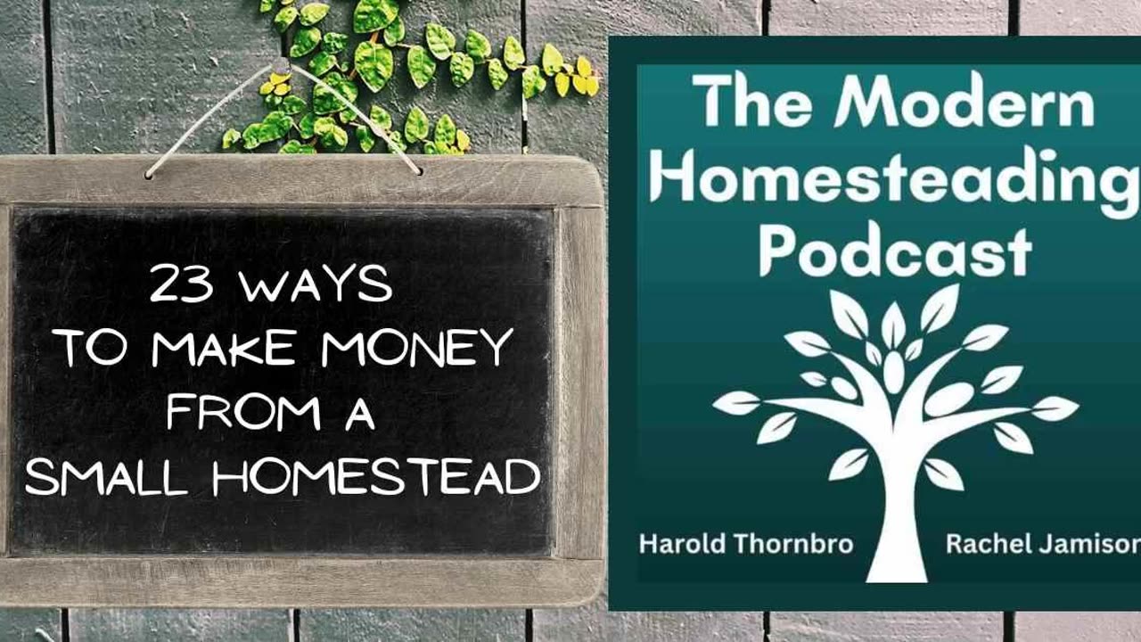 23 Ways To Make Money From A Small Homestead - Modern Homesteading Podcast - Episode 256