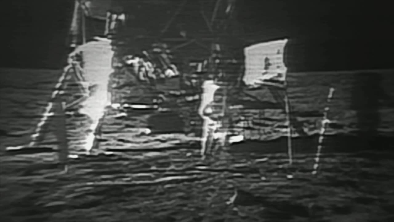 Restored Apollo 11 Moonwalk - Original NASA EVA Mission Video - Walking on the Moon