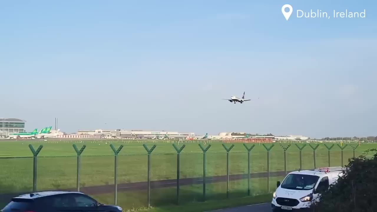 Plane Takes Off Almost Vertically