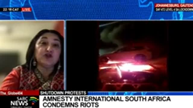 Amnesty International South Africa condemns riots