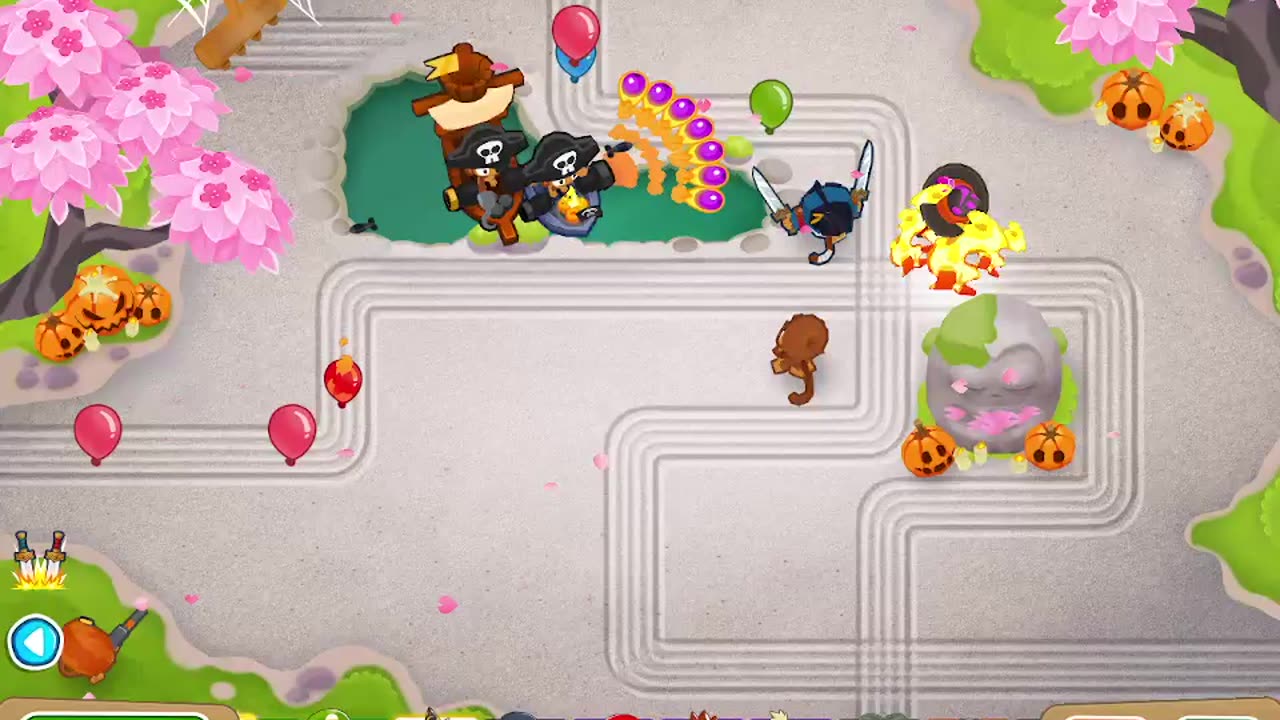 BTD6 rake map on hard mode