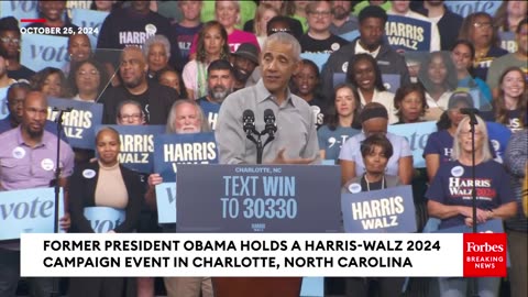 Obama Tells Voters During North Carolina Rally- Dont Get Bamboozled By Donald Trumps Campaign