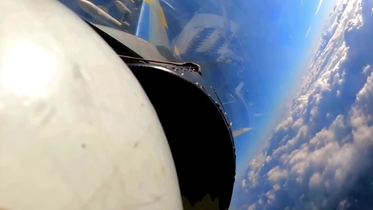 Incredible Footage from Ukrainian Fighter Piolts