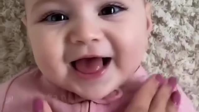 Cute baby face video