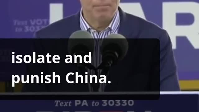 Biden's strategy against China