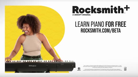 Rocksmith+ - Official 'Learn Piano for Free' Trailer