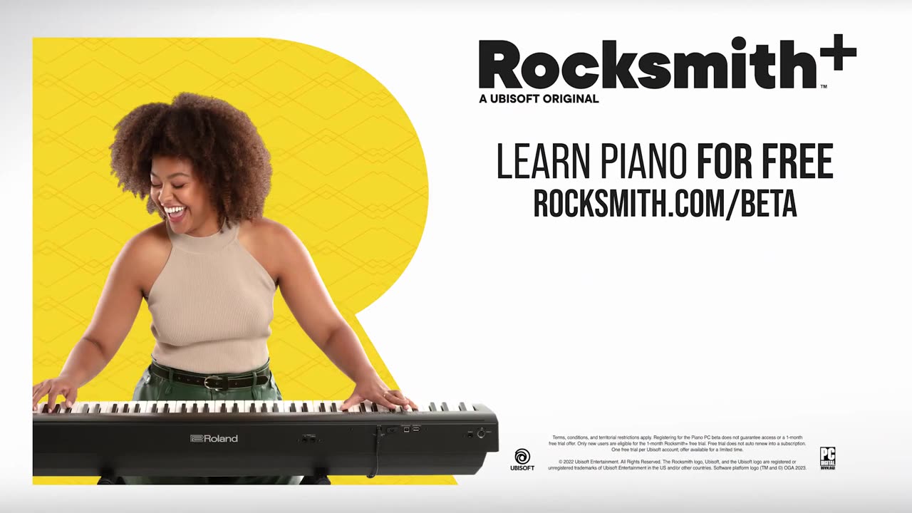 Rocksmith+ - Official 'Learn Piano for Free' Trailer