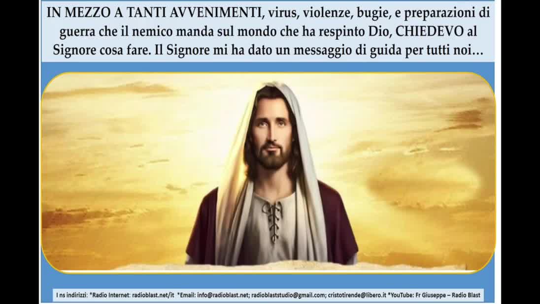 Cosa fare in mezzo a tanti avvenimenti, virus, violenze, ecc?