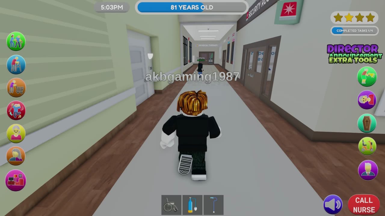 Roblox: Old People's retirement Home Simulator with me and Katie.