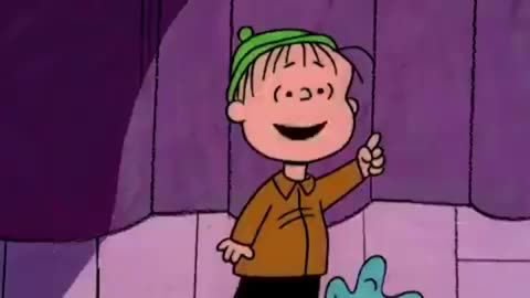 Charlie Brown explaining the true meaning of Christmas in 60 seconds