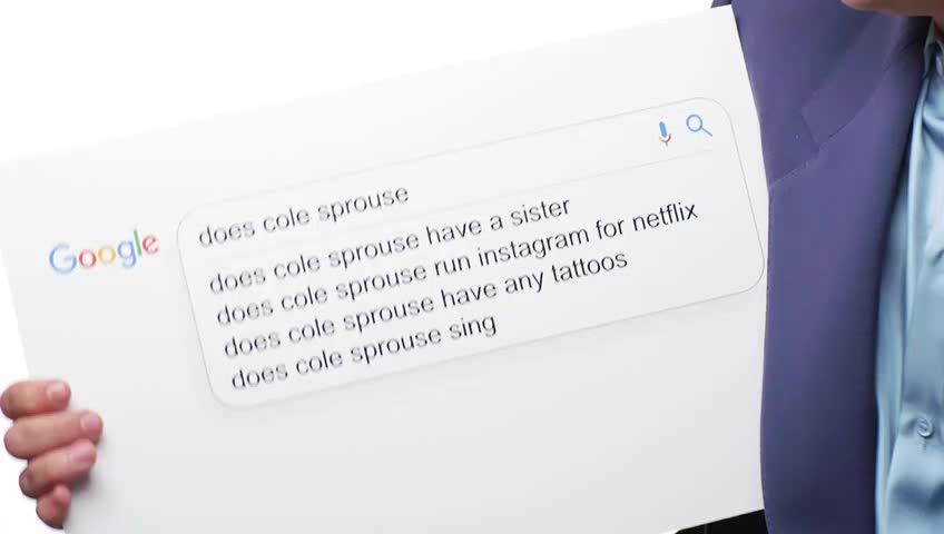 Cole Sprouse Answers the Web's Most Searched Questions