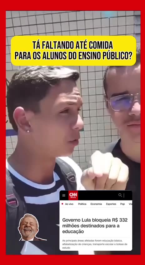 Lula e a merenda Faz o L