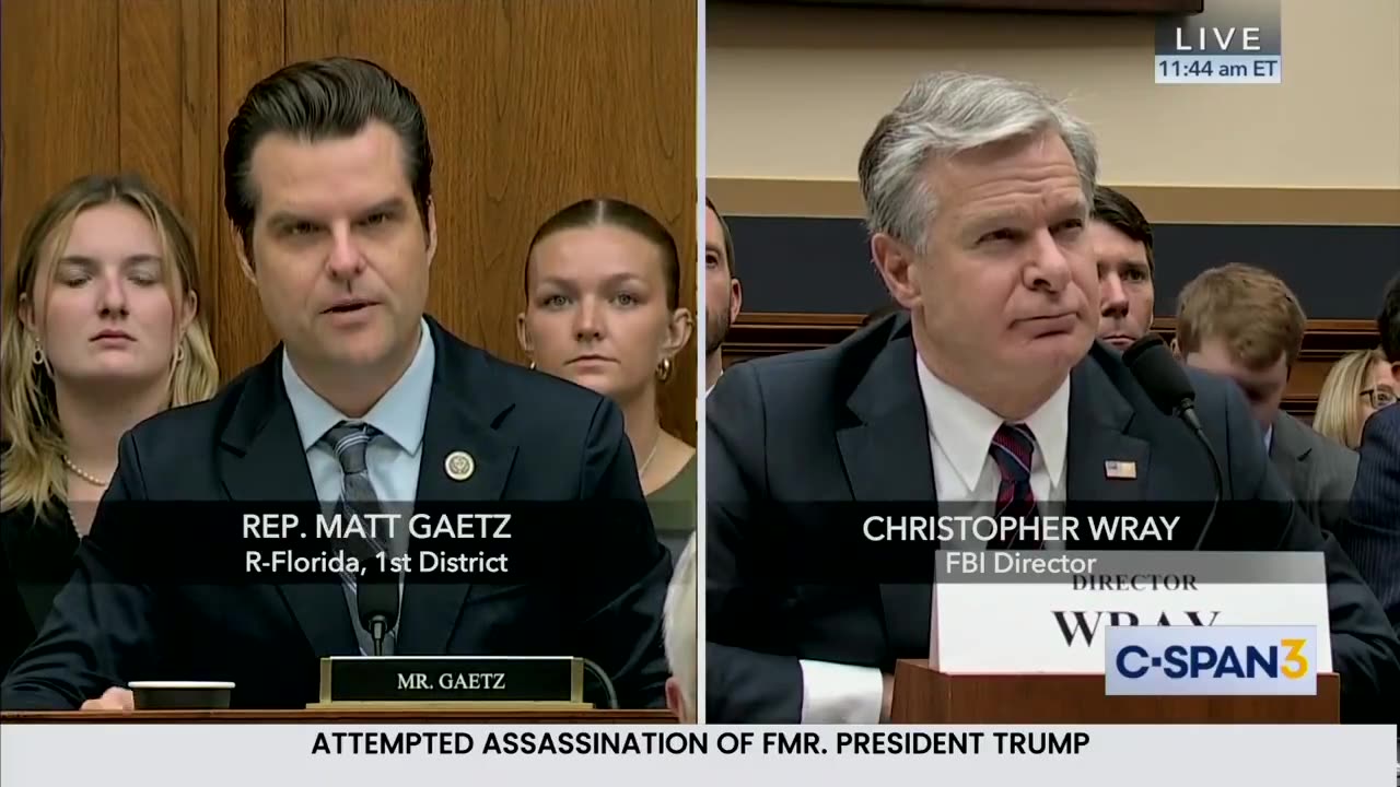 🔥 MATT GAETZ FULL SAVAGE MODE ON FBI DIRECTOR WRAY 🔥