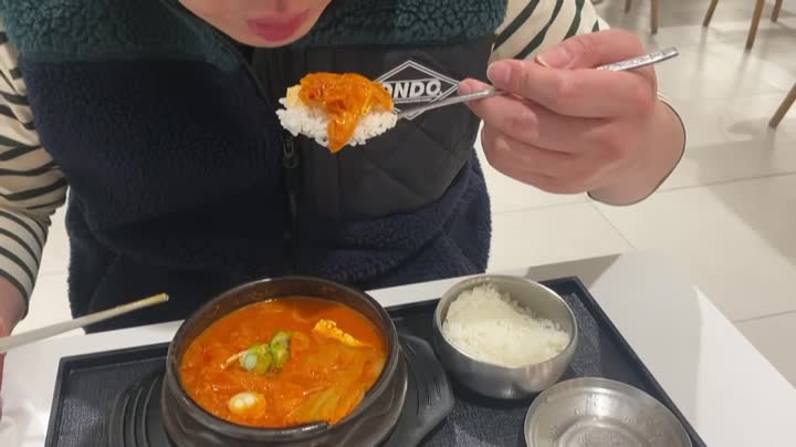 [Korean food] Kimchi stew set meal