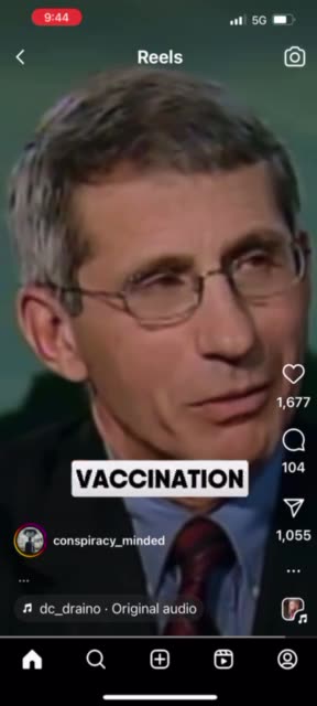 Dr Anthony Fauci - a piece of history (Flu Shot advice)