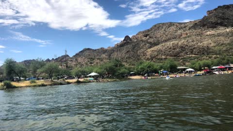 Jet Skiing on Canyon Lake