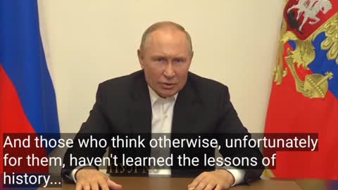 Putin on learning the lessons of history and cancel culture