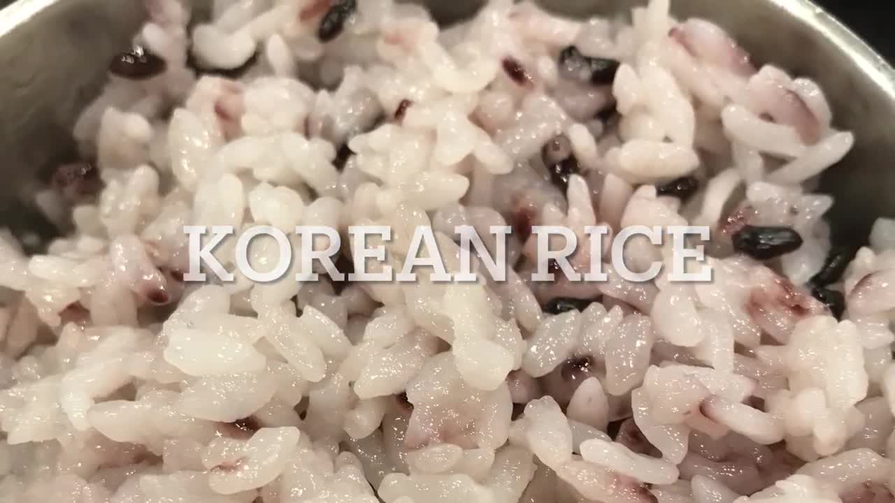 Korean food with samgepsa